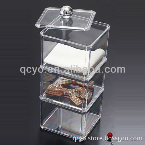 Acrylic counter cosmetic displays rack for retail stores